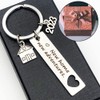lixulluo 2 Pcs New Home Keychains 2023 New Homeowner House