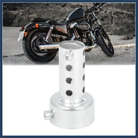 INFINAUTO 45mm Universal Motorbike Exhaust Muffler Insert Baffle Can Durable Material Stylish Design