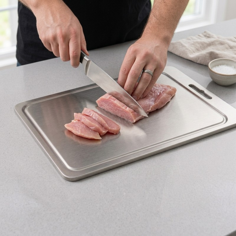 Titanium Cutting Board for Kitchen – Double-Sided Dishwasher-Safe Chopping Board