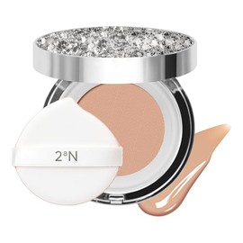 Base de maquillaje en formato compacto Gleaming Tension Cushion de 0,45 oz  Base de maquillaje en formato compacto coreana con ceramidas y centella...