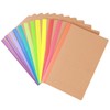 Zegrox A5 Composition Blank Notebook Bulk,12 pack Kraft Cover Blank