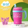 Fimibuke Fimibuke 16oz Kids Insulated Tumbler with Handle & Straws