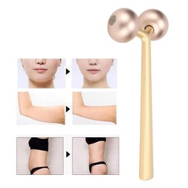 Face Massager Roller Golden Face Massager Golden Facial Electric 3D Roller, Facial Beauty Roller Skin Care Tools, V Shaped Structure Set for Face Skin Care Tools Muscle Roller