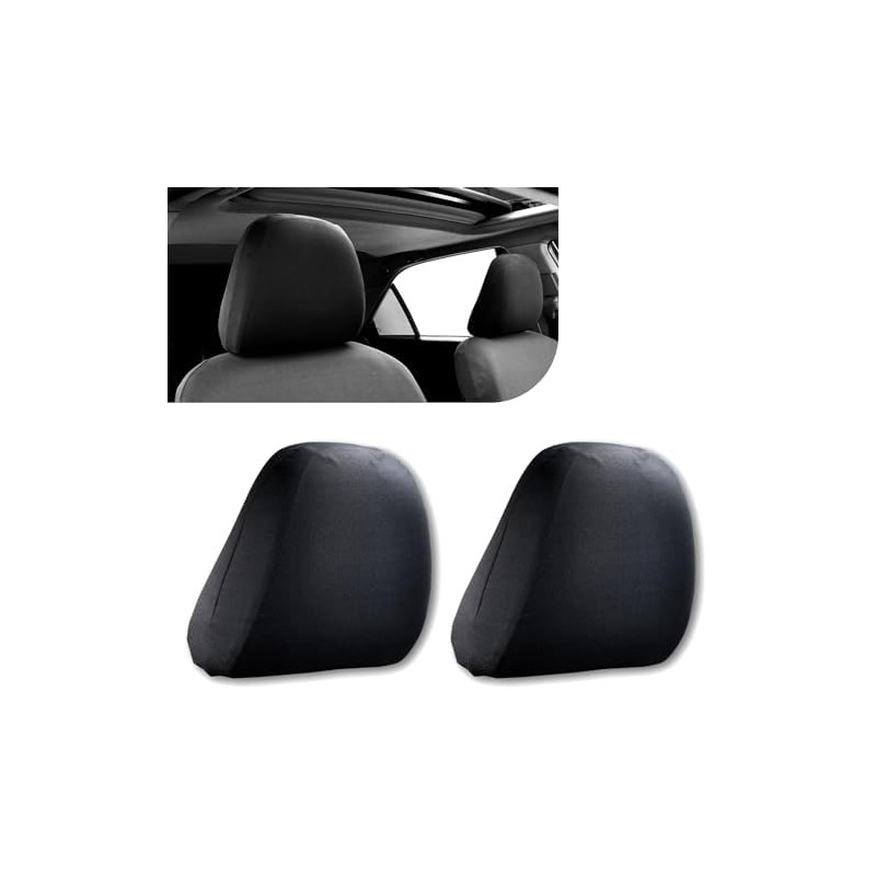 2 piezas Fundas protectoras para apoyacabezas de asiento de coche,