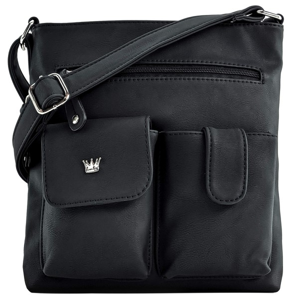 Purse King Colt Concealed Carry Handbag (Black)