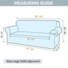 LURKA Stretch Sofa Slipcovers 1 Piece Couch Covers for 3