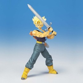 Dragonball Z BanDai Hybrid Action Mega Articulated 4 Inch Action Figure Super Saiyan Trunks (japan import)