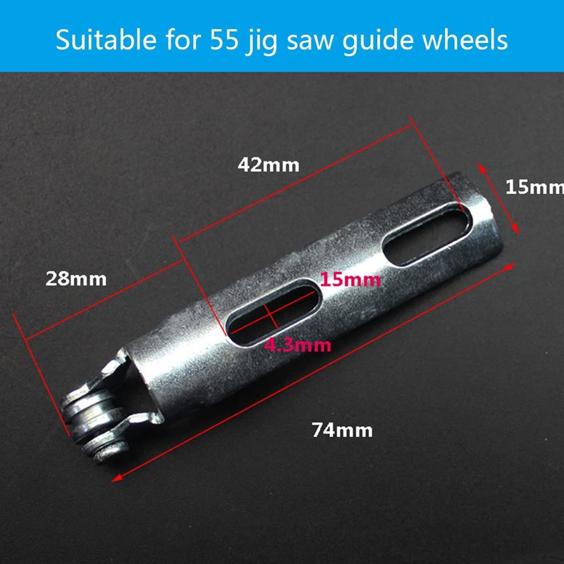 Maxtonser 55 Jigsaw Guide Wheel Roller Replacement Parts Durable Piston