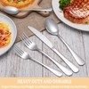 MUTNITT 30 Pcs Silverware Set Service for 6,Premium Stainless Steel
