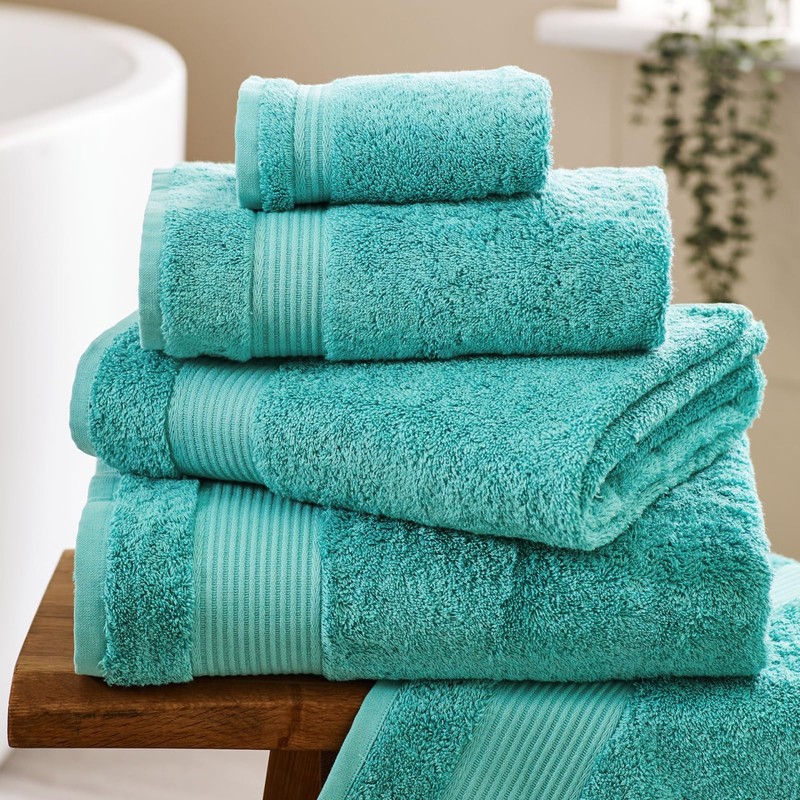 NEXT Home Egyptian Cotton Towels - 100% Cotton Blue Teal