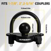 AUTOXBERT Universal Coupler Lock Trailer Locks Ball Hitch Trailer Hitch