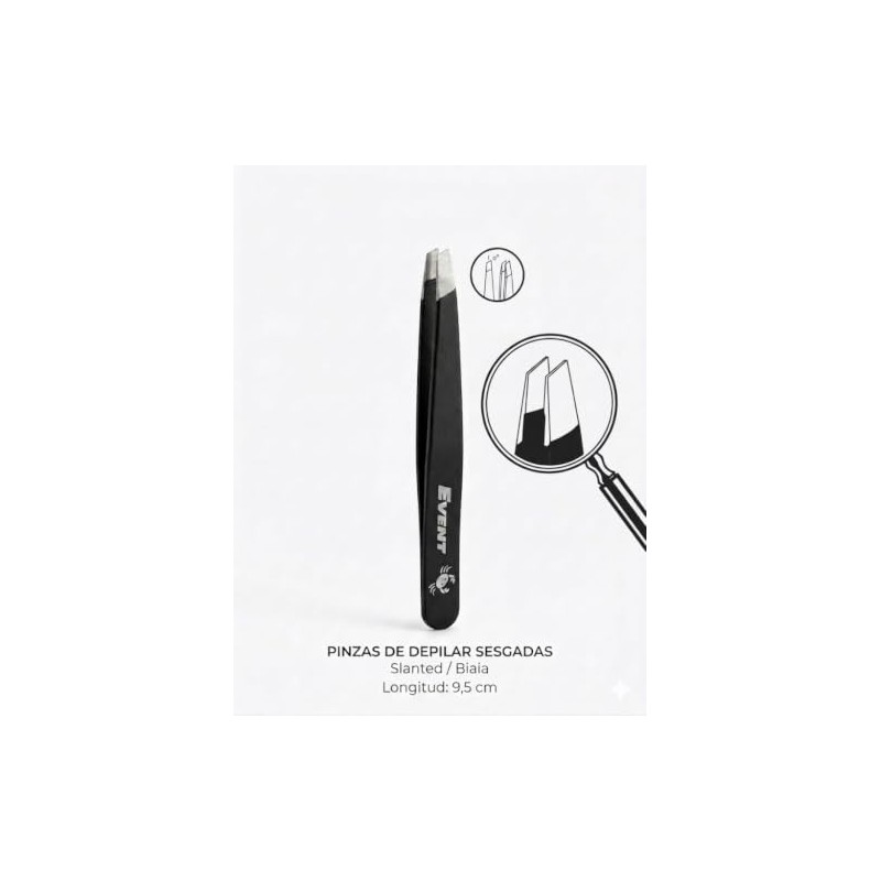 EVENT Rainbow Tweezers Precision Slanted Polished Diamond Disc Professional Quality