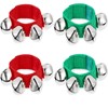 4 PCS Wrist Bells, Percussion Instruments, Jingle Bells Christmas Musical