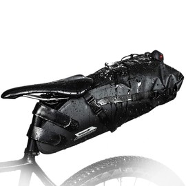 Rhinowalk Bike Saddle Bag Waterproof Bicycle Bag Cycling Seat Bag Mountain Road Portable Storage Bag, 10L