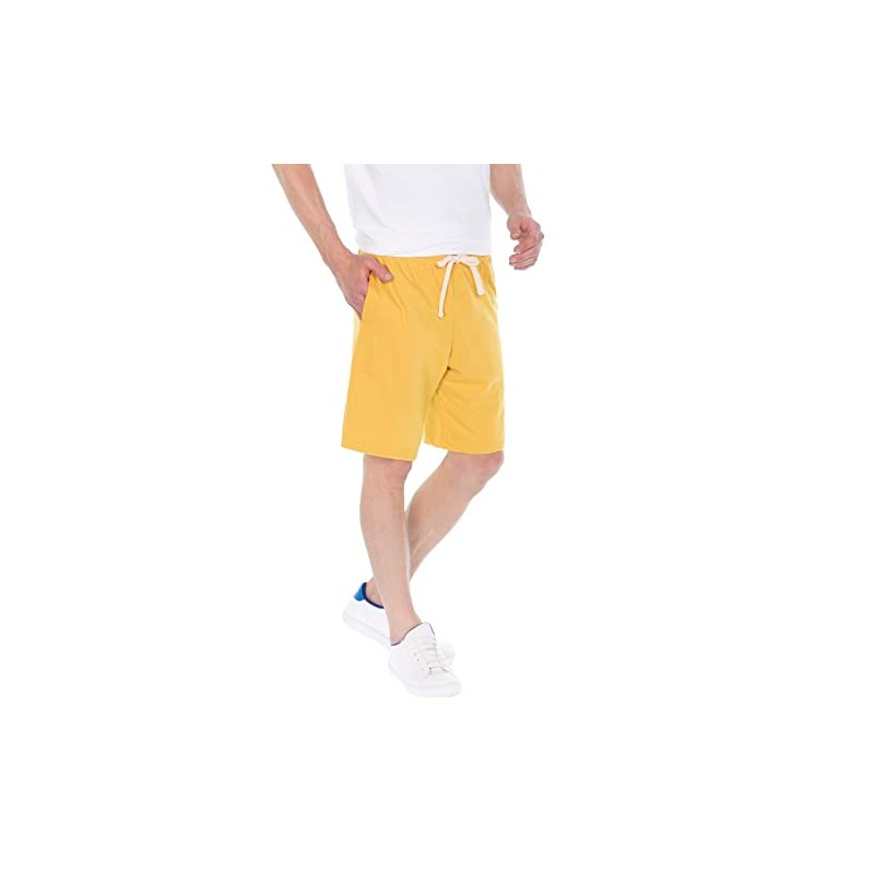 Optima, Pantalones Cortos Hombre, Mostaza, G