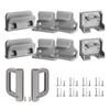 GRENFU Retractable Baby Gate Replacement Parts Kit Grey Pet Gate