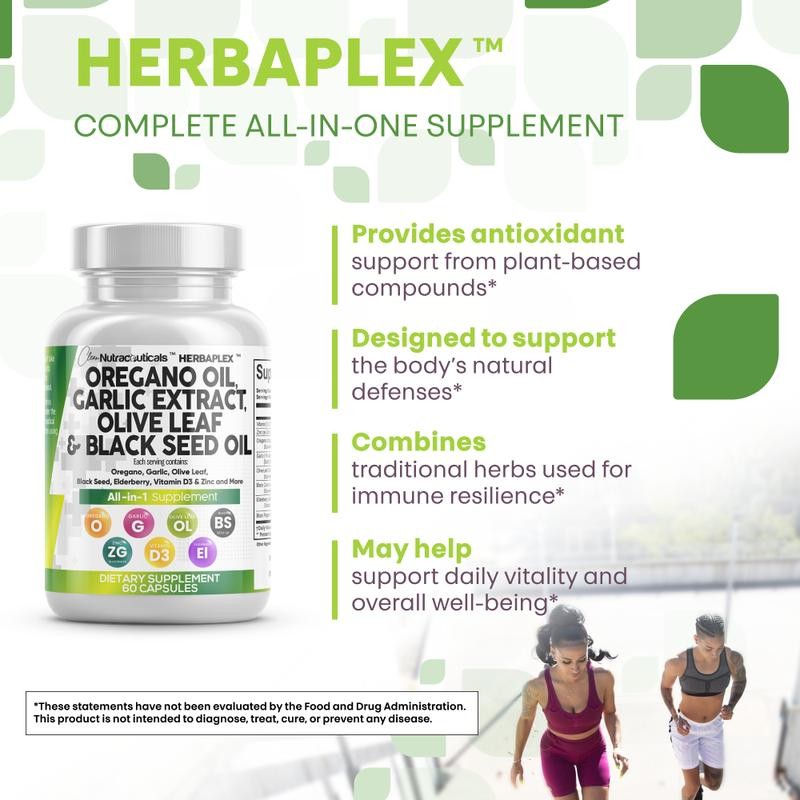 Herba Plex | Oil of Oregano, Garlic Extract, Olive Leaf