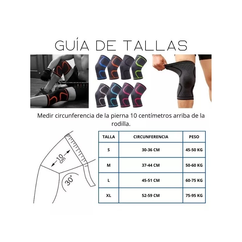 Aolikes Par Rodilleras Compresión Adherible Premium , Precio Mayoreo