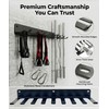 9 Hook Wall Mount Gym Storage Rack, Heavy-Duty Fitness Equipment