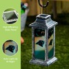 Team Sports America Evergreen Solar Garden Lantern, Carolina Panthers