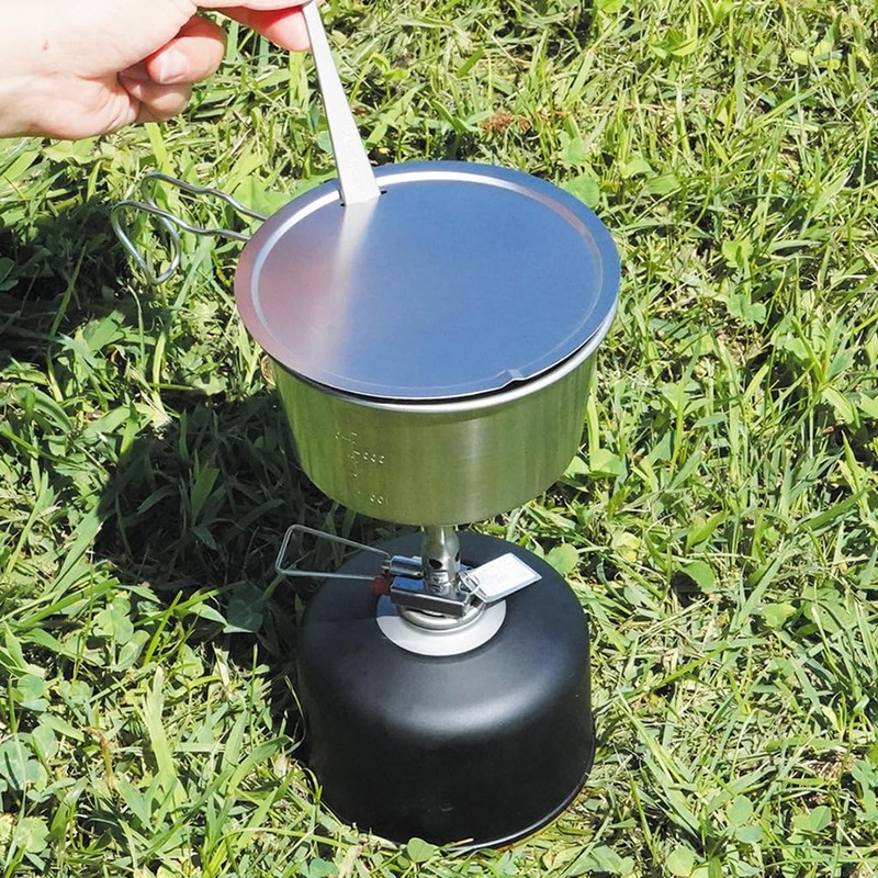 Belmont BM-447 Titanium Shell Cup Round Lid Outdoor Cooking Supplies