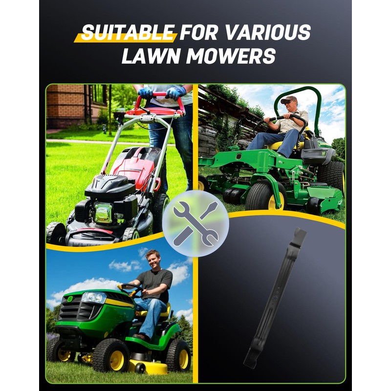 OCPTY Mulching Blades 30 inch Deck Mower Blades for Troy