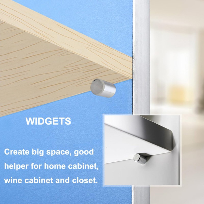 YOWPEY 20Pcs Shelf Support Peg 6 Millimeters Shelf Pins Kit