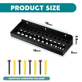 MorningRo Screwdriver Organizer Metal Hammer Holder Plier Wall Mount Tool Organizer, Screwdriver Hammer Plier Tool Storage Rack for Workshop, Home (Plier)