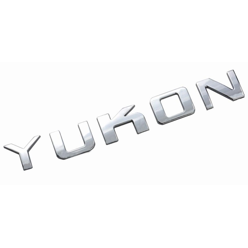 Aimoll 1x Yukon Nameplate Emblem Letter Badge 3D Replacement for