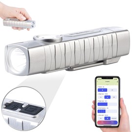 PEARL LED Flashlights: Smart Flashlight, 3 Watt, 150 Lumens, with SOS Emergency Alarm Function (Elesion Flashlight, Handy Torch, Camping)