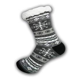 MRCC 1 pair of men's socks, Christmas socks, cuddly socks, hut socks, stopper socks, winter socks, socks 1291, 1 Pair Color6 1293