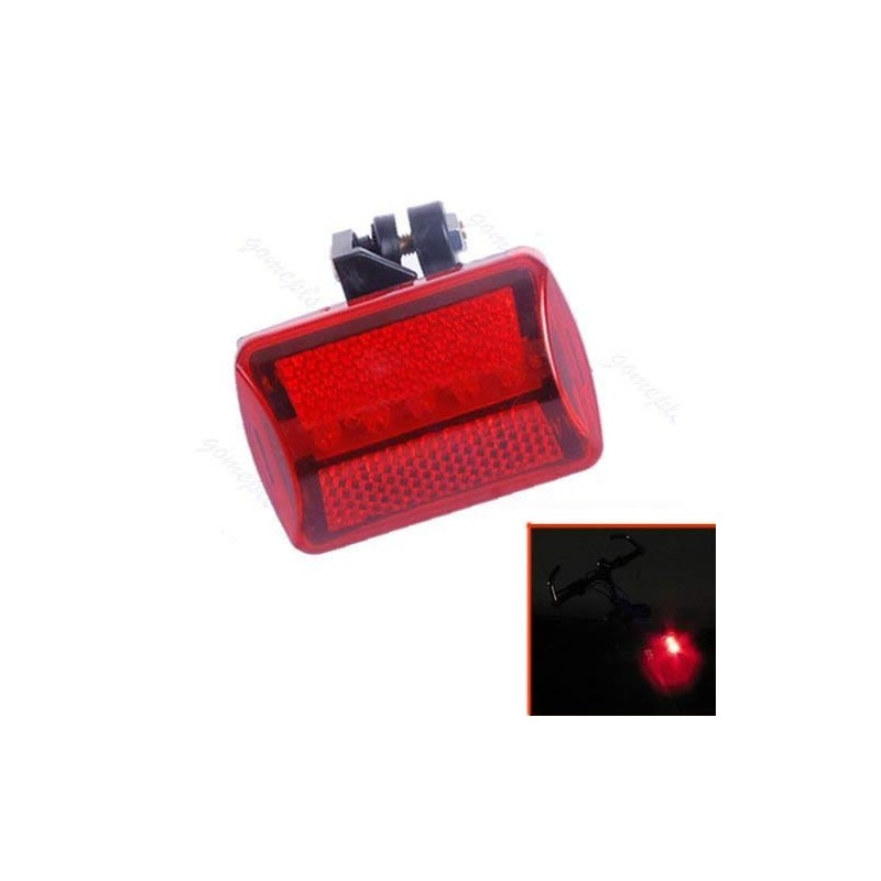 5 LED Rear Tail Bike Bicycle Back Light Night Safety