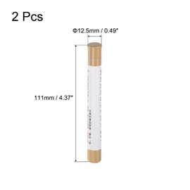 uxcell Wood Wax Filler Stick, 2Pcs Furniture Crayons Wooden Repair Wax Filler Stick Touch Up Wax Paint Pens for Scratches Holes Floor Laminate Door Tables, Light French Beige