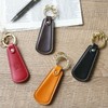 Polcolosso Shoehorn Key Ring, Original Tochigi Leather, Made in Japan,
