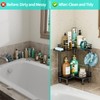 HapiRm Corner Shower Caddy Standing - 2 Tier Shower Organizer