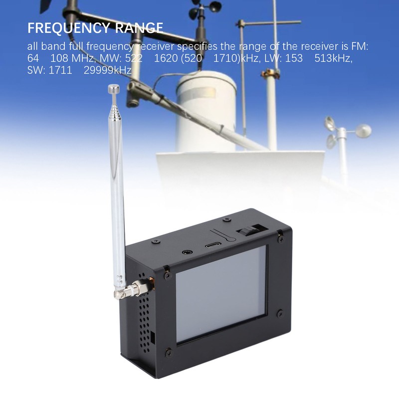 Full Band Receiver Portable Digital All Frequency FM AM MW