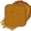Magnetic single shimmer gold eyeshadow with metal pan, subtle shimmer