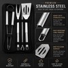 Stainless Steel BBQ Grill Tool Set for Outdoor Cooking –