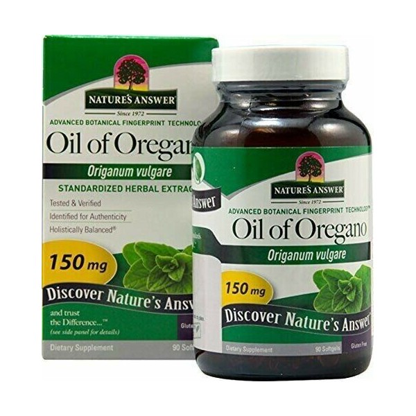 Nature's Answer Oil Of Oregano Softgels | Suports Healthy Intenstinal & Diges...
