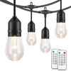 Mlambert 48Ft Led String Lights With Remote Dimmable 3 Color