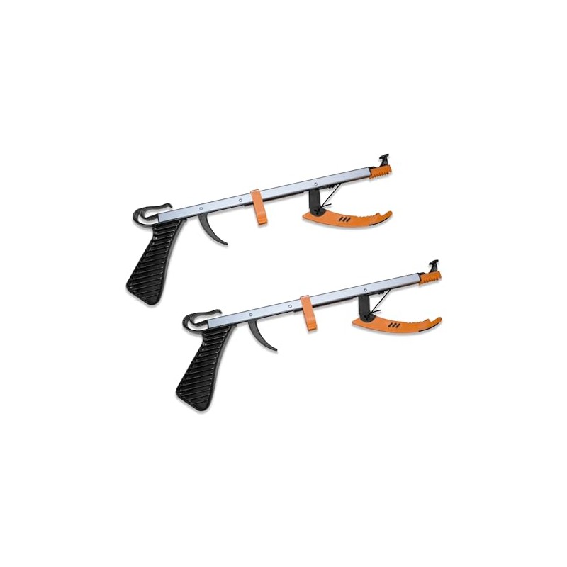 Compact Reacher Grabber, 15 Inches Long, Set of 2