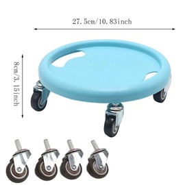 Paifeancodill Sliding Ab Muscle Wheel,Abdominal Disc Wheel Roller Trainer, Fitness Roller Sliding Discs, Gliding Discs for Core Workouts - Exercise Sliding Plate Unisex Four Wheel Abdominal Training (Gray)