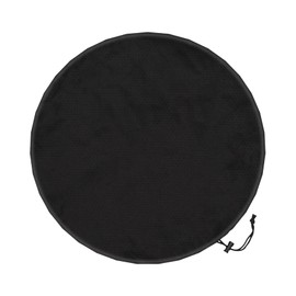 Klmnop 600D Oxford Dartboard Cover, 61x8cm Waterproof Dustproof Dart Board Cover with Drawstring for Outdoor Indoor Dartboard(Black)