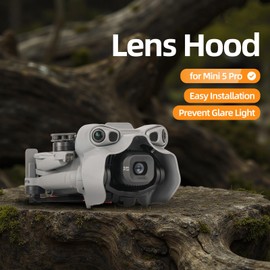 Lens Hood for DJI Mini 5 Pro Drone - Enhanced Light Blocking and Gimbal Protection Lens Sunshade Compatible with Mini 5 Pro