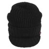 Original One mens Winter Wool Blend Visor Beanie Knit Brim