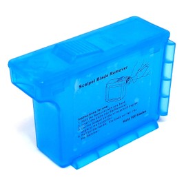 A2Z Scalpel Blade Remover - Safe, Easy-to-Use, Compact, and Efficient Blade Disposal - for Dermaplaning Razor Blade Remover Box Dermaplane Blade Remover Box Use for Safe Experience (1 PC)