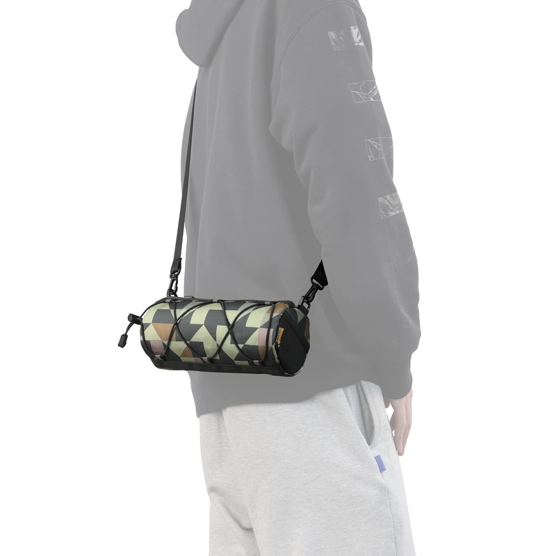 Rhinowalk Bike Handlebar Bag, Bicycle Front Bag Shoulder Bag Storage