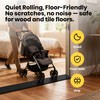 Nuvium 1 Inch Rubber Threshold Ramps for Doorways, 2 PCS