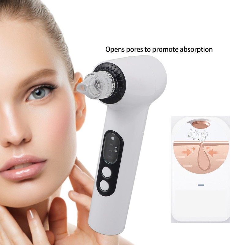 Blackhead Remover Vacuum Cleaner Blue Lighting Electric Blackhead Removal Machine