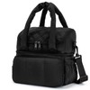 stillithou Double Deck Lunch Bag Insulated Leakproof, Quilted Puffer Lunch